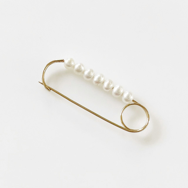 Saskia Diez通販｜BARBELLE PEARL BROOCHE* in 18KGold