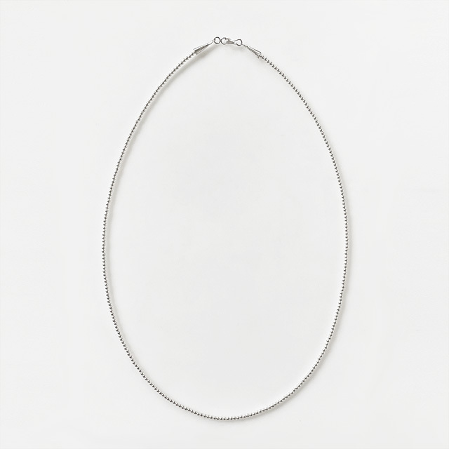 ERICKA NICOLAS BEGAY/Navajo Pearl Necklace 3mm 80cm Shiny