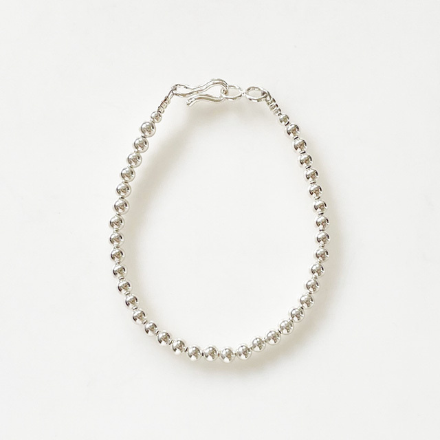 ERICKA NICOLAS BEGAY/Navajo Pearl Bracelet 4mm 18cm Shiny