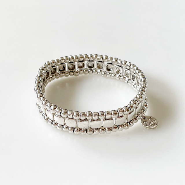 ★完売しました★【予約販売】(8月01日発送スタート予定) PHILIPPE AUDIBERT/Box bracelet, pewter silver plated,plated,