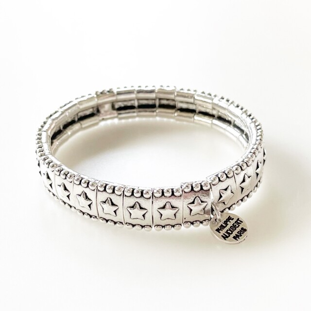 PHILIPPE AUDIBERT通販｜Mayana star bracelet pewter silver