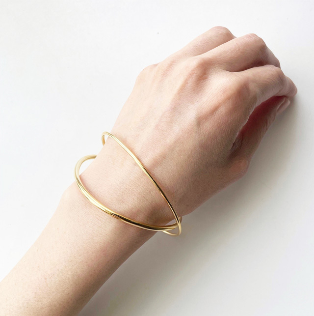 PHILIPPE AUDIBERT通販｜Antea double bracelet brass Light gold