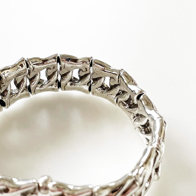 PHILIPPE AUDIBERT通販｜Gourmette Bracelet, pewter silver plated,