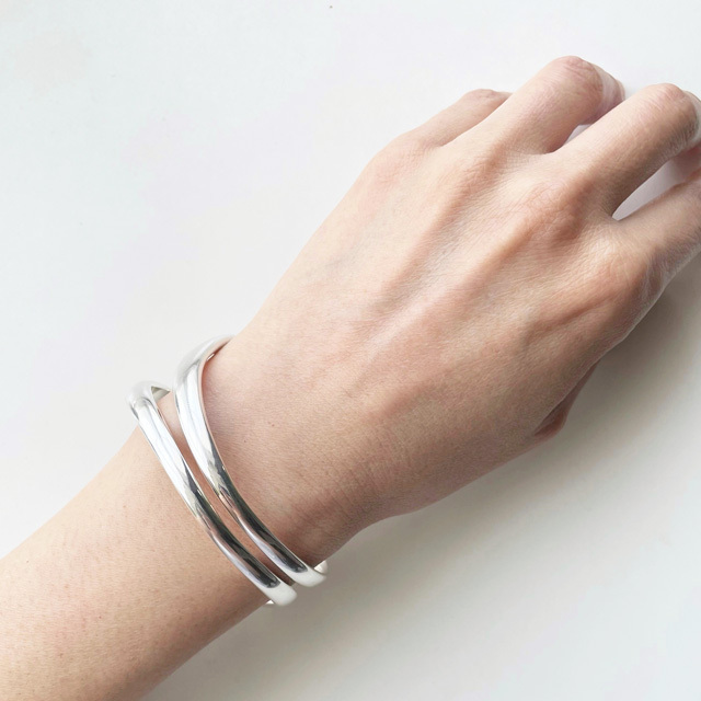 PHILIPPE AUDIBERT通販｜Luna bracelet brass silver plated,