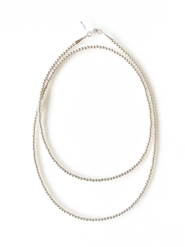 【予約販売/8月22日(金)発売予定】ERICKA NICOLAS BEGAY/Navajo Pearl Necklace 4mm 110cm Shiny