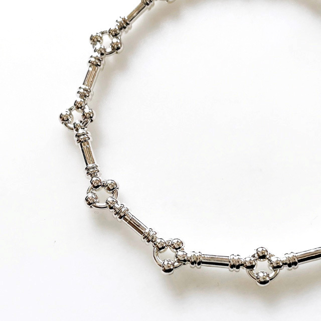 PHILIPPE AUDIBERT通販｜Kenton bracelet brass silver plated,