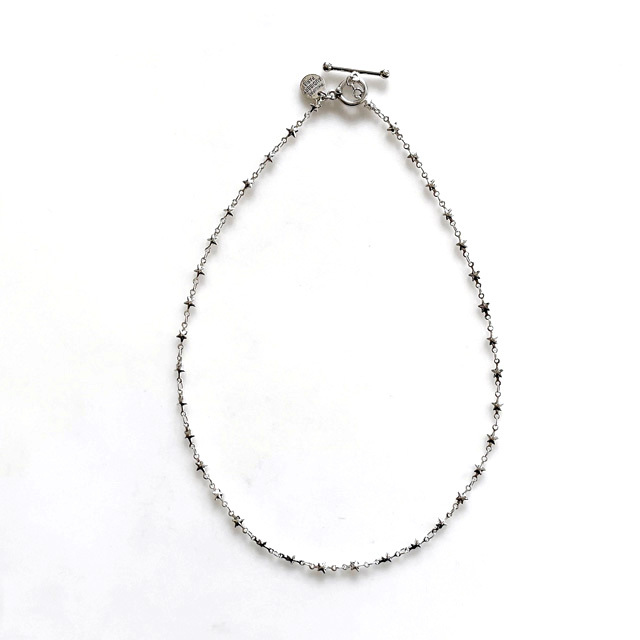 PHILIPPE AUDIBERT/Maxton chain necklace brass silver plated,