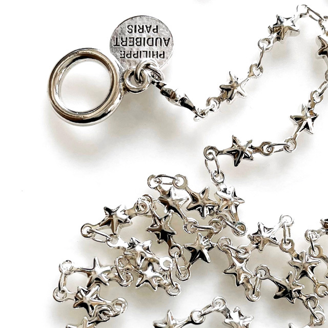 PHILIPPE AUDIBERT通販｜Maxton chain necklace brass silver plated,
