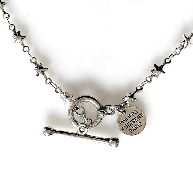 PHILIPPE AUDIBERT通販｜Maxton chain necklace brass silver plated,