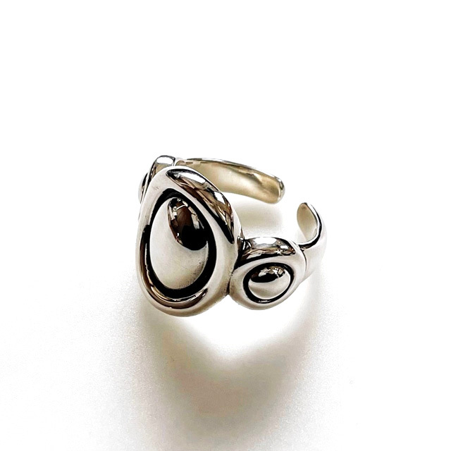 PHILIPPE AUDIBERT/Elior ring brass silver plated,