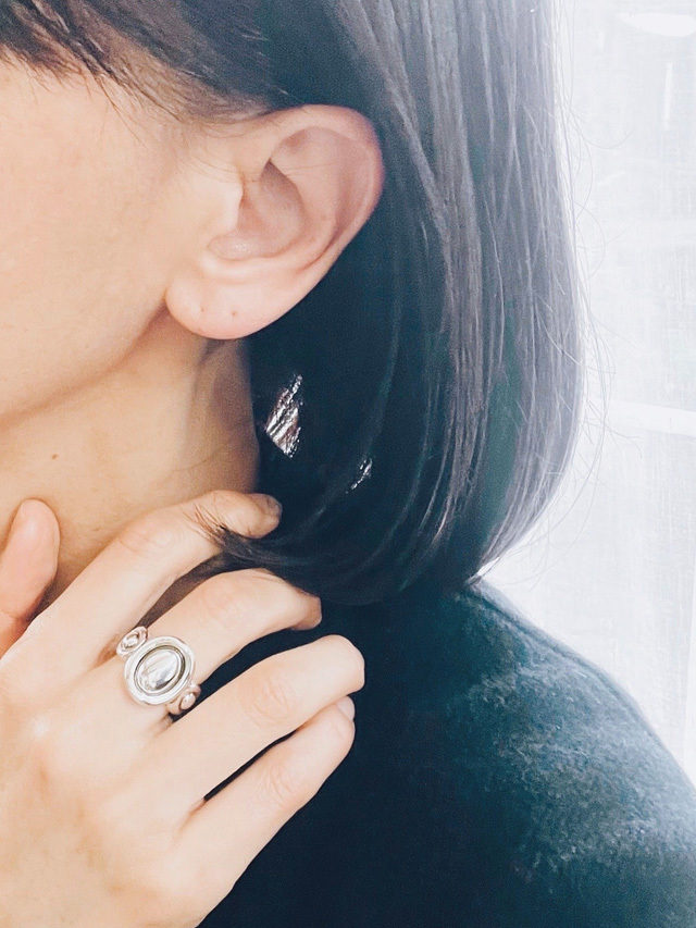 PHILIPPE AUDIBERT通販｜Elior ring brass silver plated,