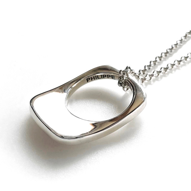 PHILIPPE AUDIBERT通販｜Niles necklace brass silver plated, w/Debby