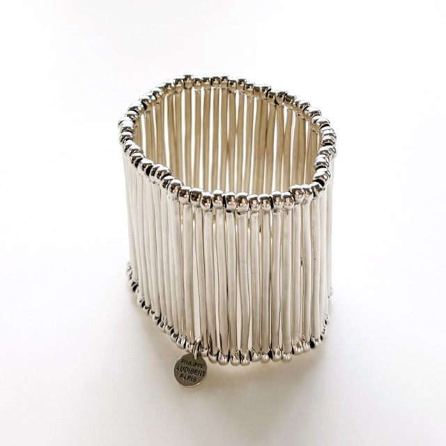 PHILIPPE AUDIBERT通販｜Olympia gm cuff, pewter silver plated,