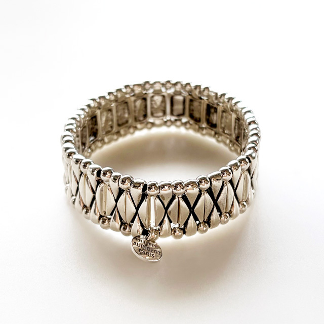 PHILIPPE AUDIBERT通販｜Alester bracelet, pewter silver plated,