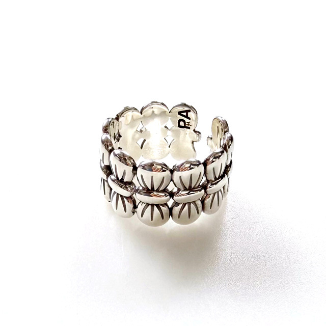 PHILIPPE AUDIBERT/Madisson ring brass silver plated,