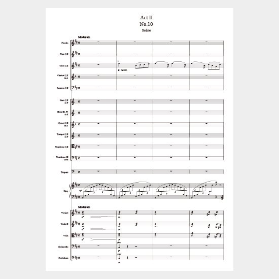 【楽譜】 チャイコフスキー 白鳥の湖 フルスコア　総譜　フルオーケストラ Lake in Moonlight-from Swan Lake-suite, Tschaikowsky (with