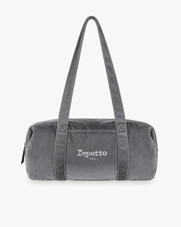 repetto〈レペット〉 B0233V サイドリボンドラムバッグ（大）/ベロア