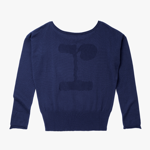 repetto〈レペット〉 D0673 バックロゴニットトップス