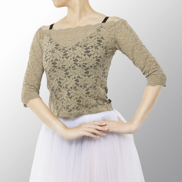 Ai Loves〈アイラヴズ〉 スカラップリーフ柄レーストップ