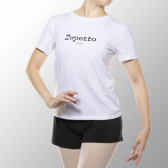 repetto〈レペット〉 R0257 ロゴ入りTシャツ