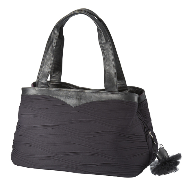 リバーシブルハンドバッグまたはキッズ用ダンスバッグ☆WEAR MOI Wear Moi＞ ハニカムテクスチャートートバッグレッスンバッグ