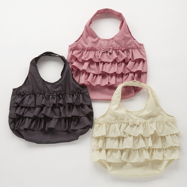 フリルエコバッグ