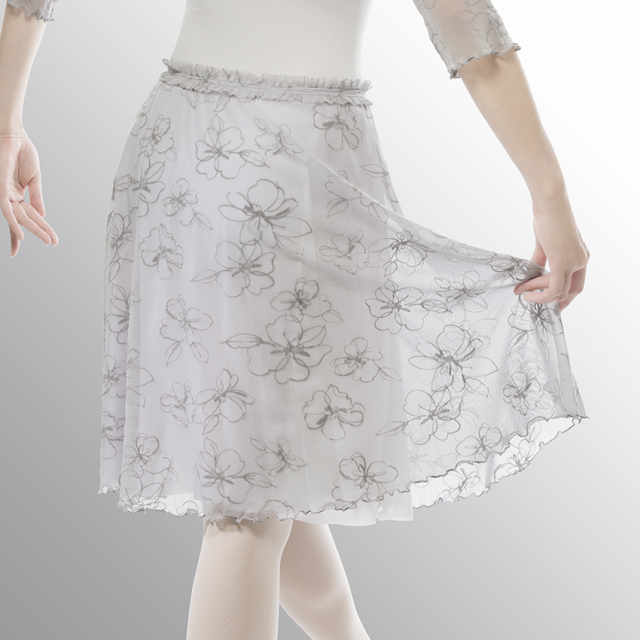 SALE】Coup-de-Pied〈クードゥピエ〉 CDP-922 花柄フロッキースカート