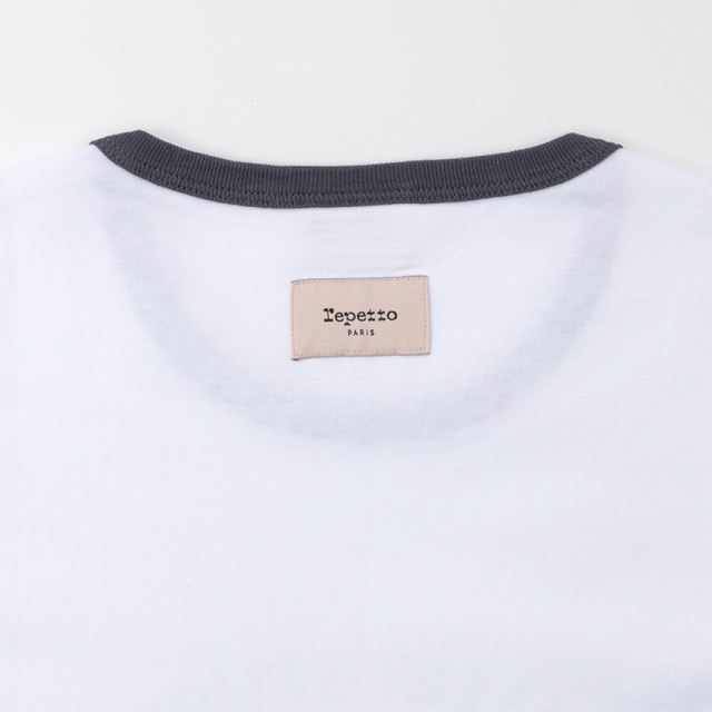 repetto〈レペット〉 S0682 ツートーン バレエスタジオ Tシャツ