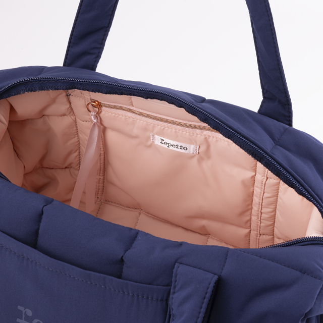 レペット〉 B0233N サイドリボンドラムバッグ（大）/キルティング