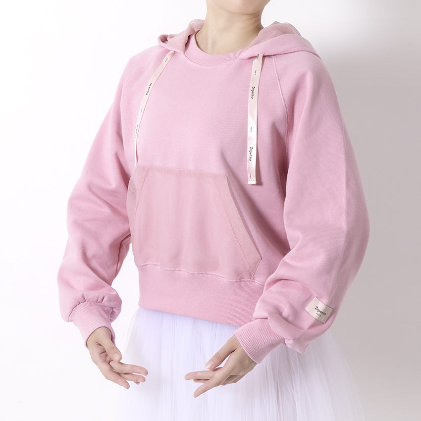 ★レペット　repetto パーカー★ピンク♪Lサイズ♪スウェット♪トレーナー ☆レペット repetto パーカー☆ピンク♪Lサイズ♪スウェット