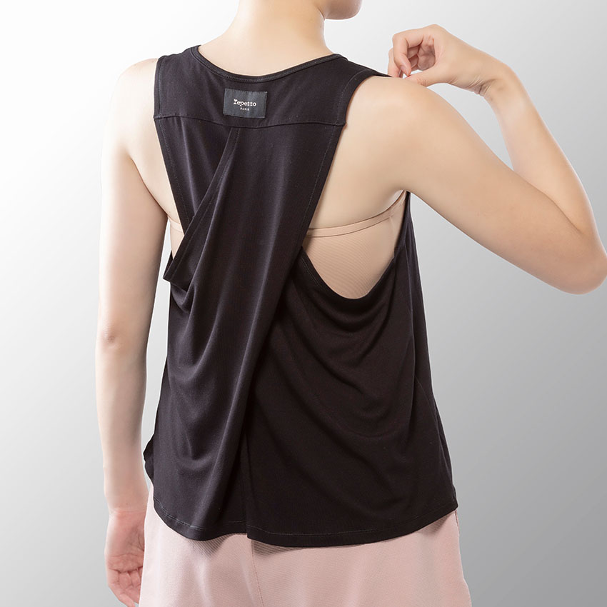 ストレッチコットン素材 Tシャツ ☆ REPETTO Repetto | Tops de pratique