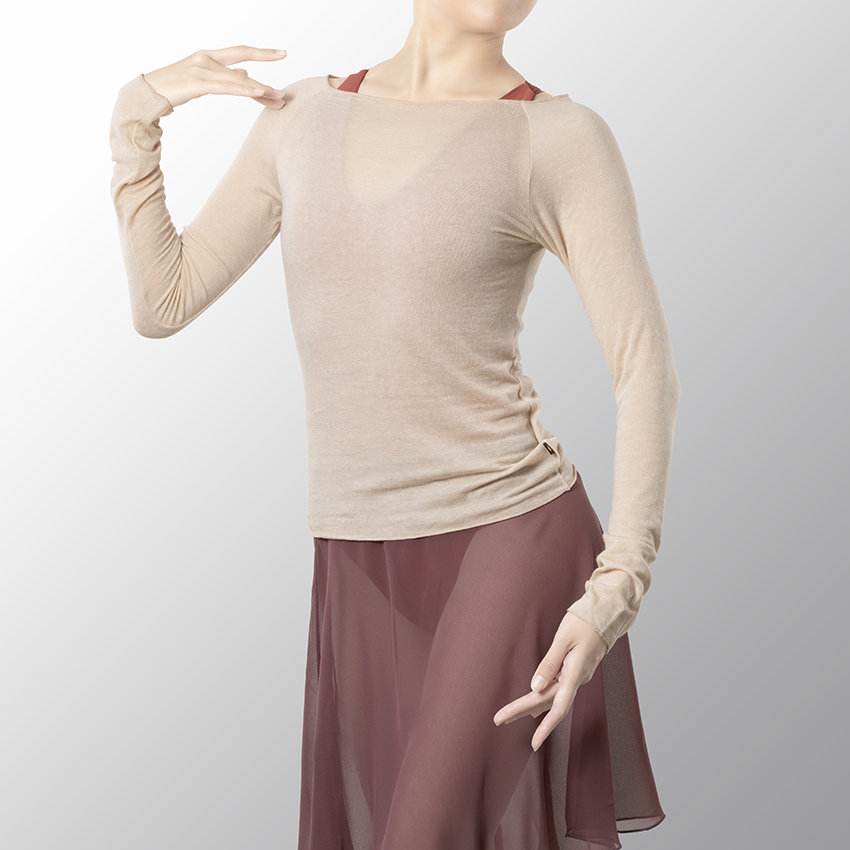 【B級品】Ai Loves〈アイラヴズ〉 テンセルウールロングTシャツ