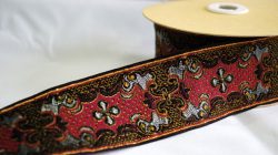 古の文様が美しいフランスリボンです（２カラー）【メール便可】