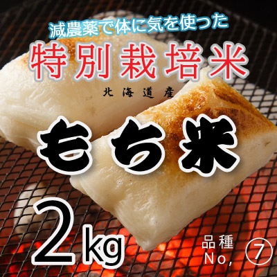 (7)令和6年産米 減農薬栽培 もち米2kg
