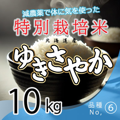 (6)令和7年産米 減農薬栽培 ゆきさやか10kg