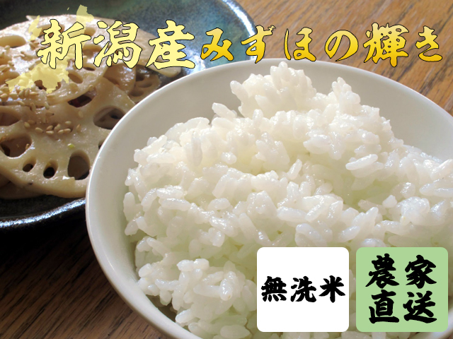 フラッシュ　新潟みずほの輝き色彩選別済白米5㌔×6個★幻の農家専用11/1 新潟産みずほの輝き 無洗米】新米 農家直送でお届け！ 令和6年産