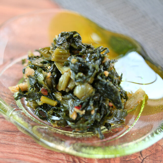野沢菜ラー油　辛口