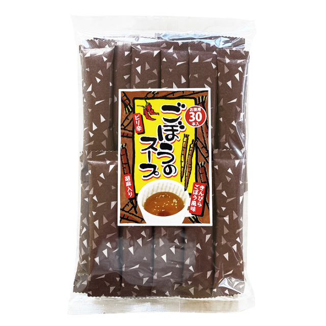 ピリ辛ごぼうのスープお徳用 個包装30袋入 ピリッと辛口 豚汁や