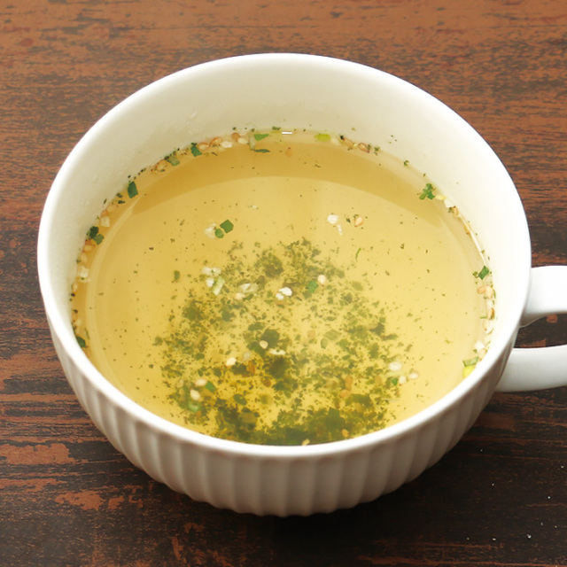 信州産わさびのおいしいスープ