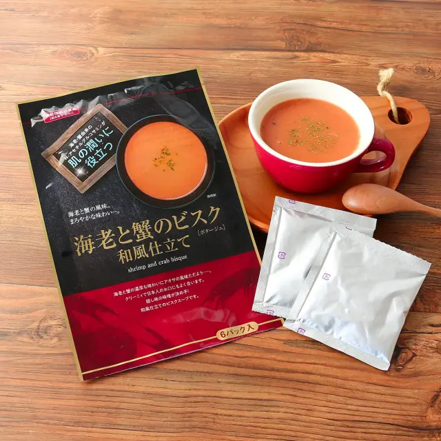 海老と蟹のビスク 和風仕立て