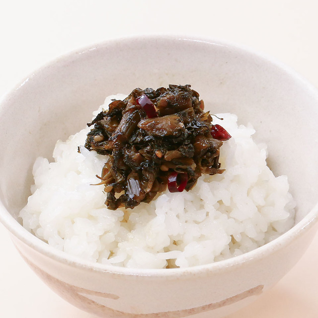 野沢菜油炒め