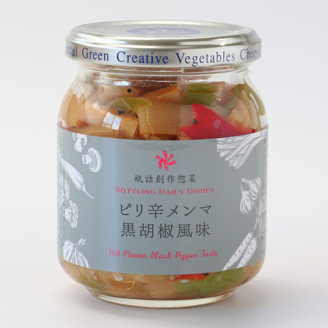 ピリ辛メンマ黒胡椒風味