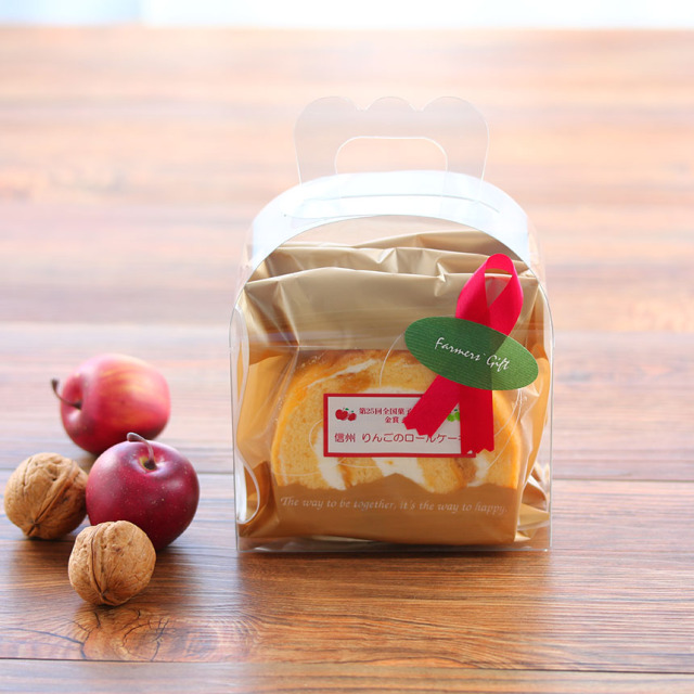 ロールケーキ3個セットクリアケース入り