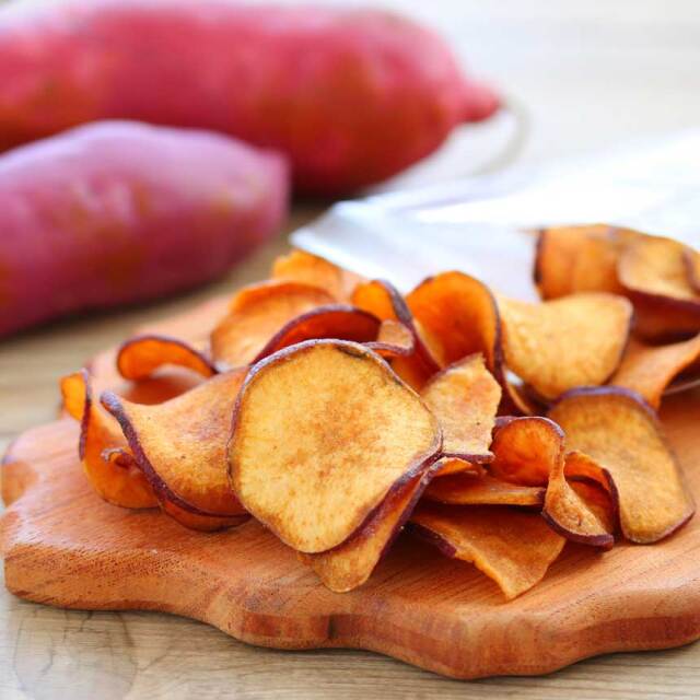 秋限定！金時いもチップス