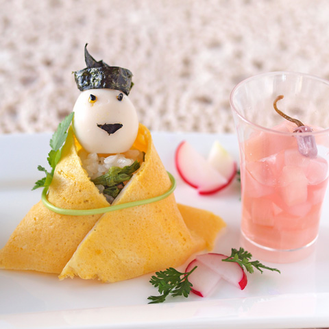 菜の花しめじご飯 DE　ひな祭り