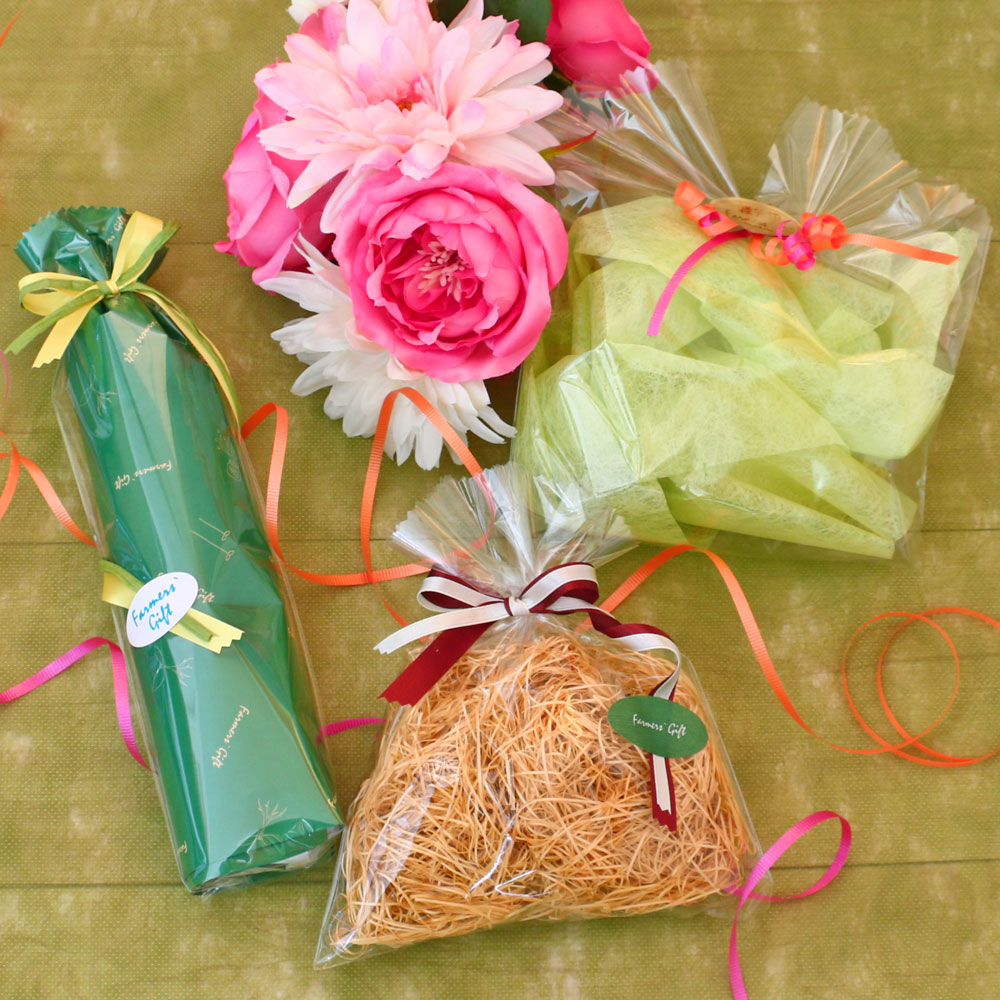 軽井沢ファーマーズギフトのオリジナルギフト プチラッピング