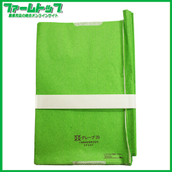 小林製袋産業　グレープ20　カラー緑止出　20号　100枚　217mm×315mm　CF08F　シャイン袋　果実袋