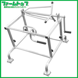 【法人様配送限定・個人宅配送不可】　シンセイ　アルミ製　マルチ巻取器　クランクハンドル　約W66cm×H71cm×D74cm　約4kg