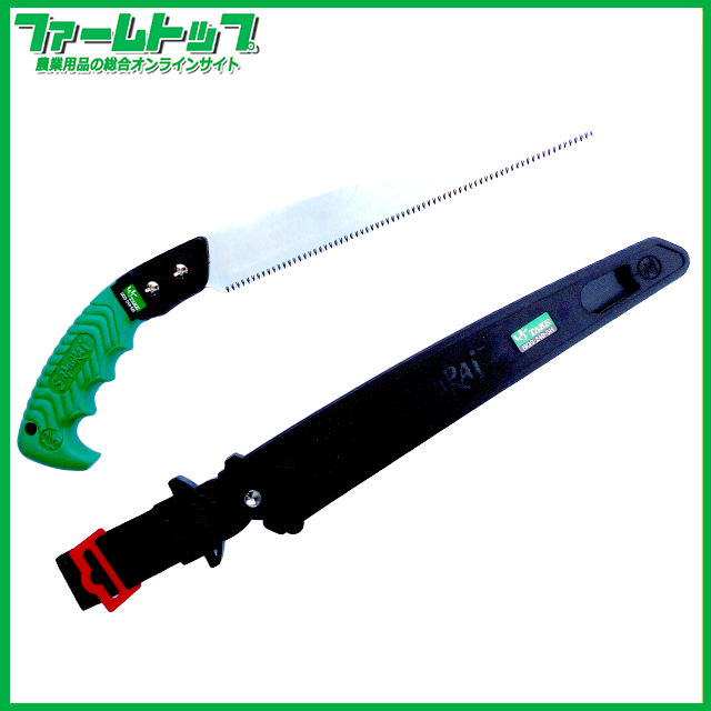 ポリポリ侍さま　専用 神沢精工 サムライ直刃鞘入り鋸 竹 極細目 240mm 本体 BGS-240-SH