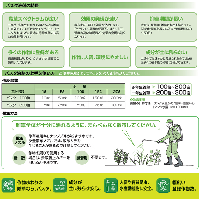 除草剤】バスタ液剤 5L お昼12：00までのご注文で当日発送！【有効期限